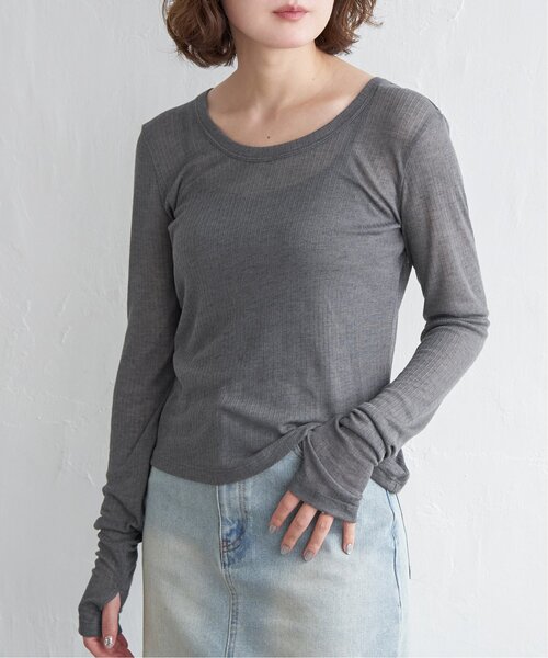 ELEONORA GOTTARDI 売れ筋商品|||エレオノーラ ゴッタルディ Tシャツ トップス レディース Tops Azure ANDRESD tシャツ corset style sheer tops コルセットスタイル