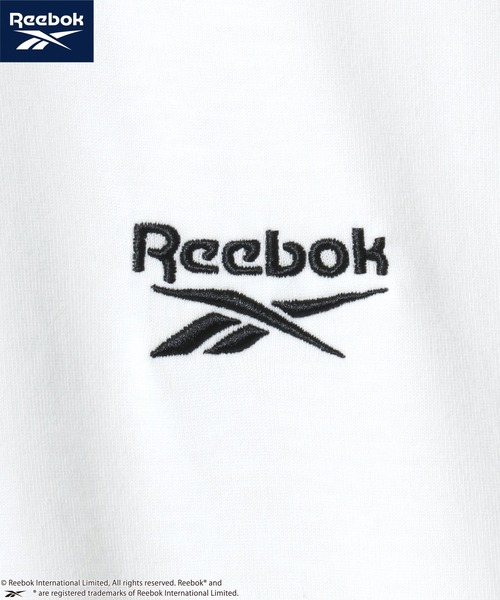 Reebok（リーボック）の「Reebok/リーボック 別注 オーバーサイズ ロゴ ワンポイント刺繍 半袖Tシャツ/無地T/レディース メンズ（Tシャツ/カットソー・メンズ・ホワイト系その他/ブラック系その他/ホワイト系その他2/ネイビー/ブラック/ホワイト・M/L/LL）」の12枚目の写真