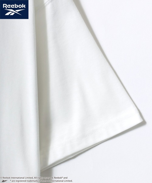 Reebok（リーボック）の「Reebok/リーボック 別注 オーバーサイズ ロゴ ワンポイント刺繍 半袖Tシャツ/無地T/レディース メンズ（Tシャツ/カットソー・メンズ・ホワイト系その他/ブラック系その他/ホワイト系その他2/ネイビー/ブラック/ホワイト・M/L/LL）」の14枚目の写真