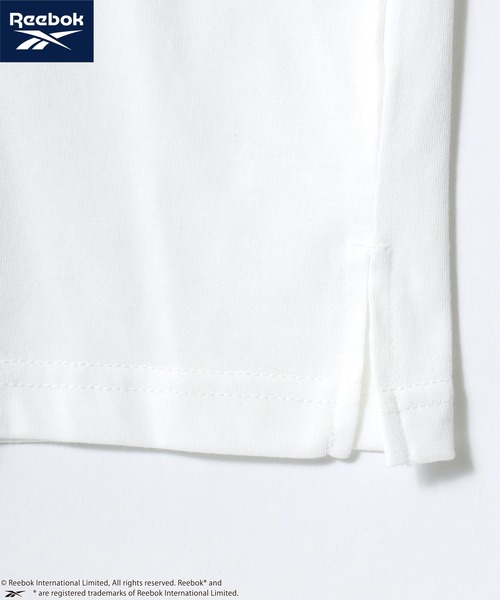 Reebok（リーボック）の「Reebok/リーボック 別注 オーバーサイズ ロゴ ワンポイント刺繍 半袖Tシャツ/無地T/レディース メンズ（Tシャツ/カットソー・メンズ・ホワイト系その他/ブラック系その他/ホワイト系その他2/ネイビー/ブラック/ホワイト・M/L/LL）」の13枚目の写真