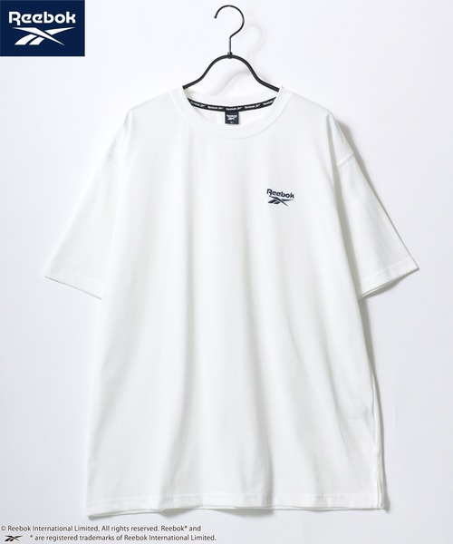 Reebok（リーボック）の「Reebok/リーボック 別注 オーバーサイズ ロゴ ワンポイント刺繍 半袖Tシャツ/無地T/レディース メンズ（Tシャツ/カットソー・メンズ・ホワイト系その他/ブラック系その他/ホワイト系その他2/ネイビー/ブラック/ホワイト・M/L/LL）」の21枚目の写真