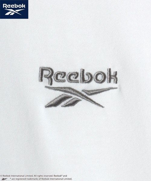 Reebok（リーボック）の「Reebok/リーボック 別注 オーバーサイズ ロゴ ワンポイント刺繍 半袖Tシャツ/無地T/レディース メンズ（Tシャツ/カットソー・メンズ・ホワイト系その他/ブラック系その他/ホワイト系その他2/ネイビー/ブラック/ホワイト・M/L/LL）」の10枚目の写真