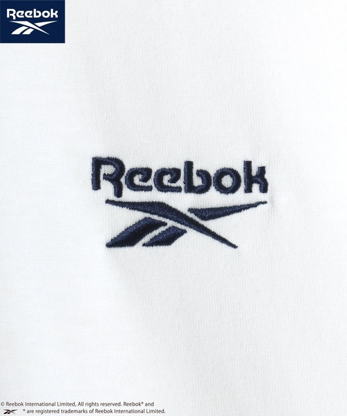 Reebok（リーボック）の「Reebok/リーボック 別注 オーバーサイズ ロゴ ワンポイント刺繍 半袖Tシャツ/無地T/レディース メンズ（Tシャツ/カットソー・メンズ・ホワイト系その他/ブラック系その他/ホワイト系その他2/ネイビー/ブラック/ホワイト・M/L/LL）」の11枚目の写真