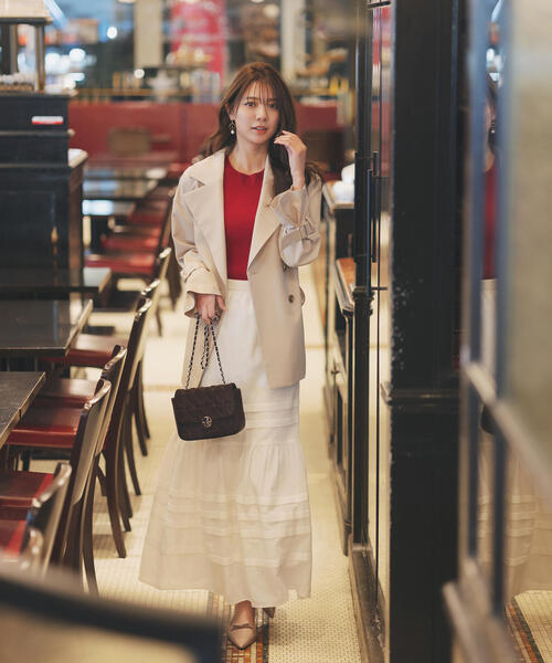 PROPORTION BODY DRESSING（プロポーションボディドレッシング）の「パウダータッチキルトミニショルダー / 1215181406（ショルダーバッグ・レディース・オフホワイト/ライトグリーン/ブラウン・ﾌﾘ-）」の18枚目の写真