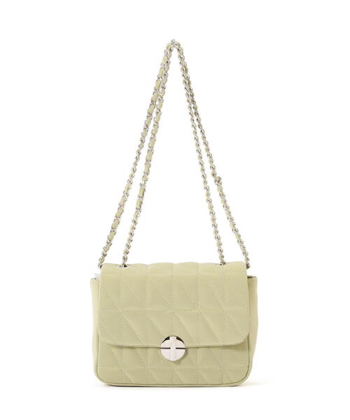 PROPORTION BODY DRESSING（プロポーションボディドレッシング）の「パウダータッチキルトミニショルダー / 1215181406（ショルダーバッグ・レディース・オフホワイト/ライトグリーン/ブラウン・ﾌﾘ-）」の21枚目の写真