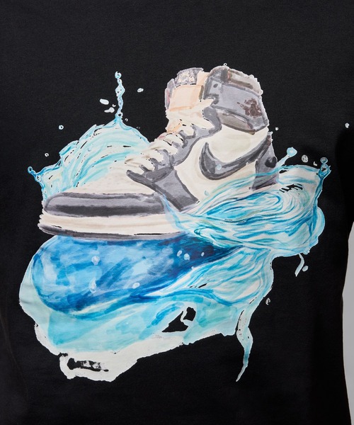JORDAN BRAND（ジョーダンブランド）の「JORDAN BRAND M J FLT ESS AJ1 SS CREW / ジョーダンブランド ジョーダン FLT ESS AJ1 クルー S/S Tシャツ / NIKE【SP】（Tシャツ/カットソー・メンズ・ブラック/ホワイト・S/M/L/XL/XXL）」の3枚目の写真