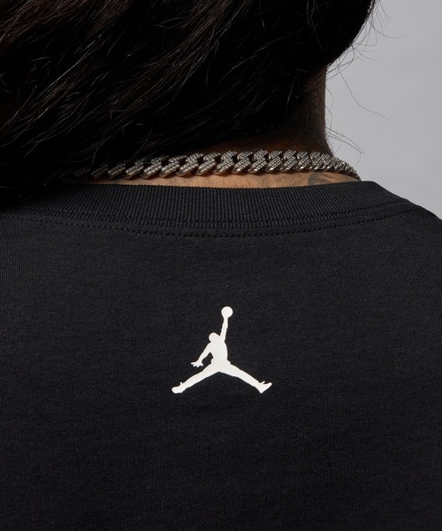 JORDAN BRAND（ジョーダンブランド）の「JORDAN BRAND M J FLT ESS AJ1 SS CREW / ジョーダンブランド ジョーダン FLT ESS AJ1 クルー S/S Tシャツ / NIKE【SP】（Tシャツ/カットソー・メンズ・ブラック/ホワイト・S/M/L/XL/XXL）」の9枚目の写真