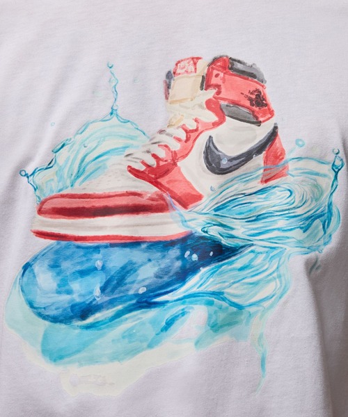 JORDAN BRAND（ジョーダンブランド）の「JORDAN BRAND M J FLT ESS AJ1 SS CREW / ジョーダンブランド ジョーダン FLT ESS AJ1 クルー S/S Tシャツ / NIKE【SP】（Tシャツ/カットソー・メンズ・ブラック/ホワイト・S/M/L/XL/XXL）」の10枚目の写真