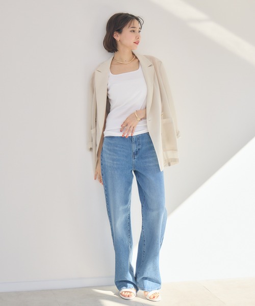 タンクトップ ノースリーブ 「KATHARINE ROSS」「Made in Japan」ファッションアドバイザー監修！サラリストスクエアタンクトップ KATHARINE ROSS（キャサリンロス）の「【KATHARINE ROSS】【Made