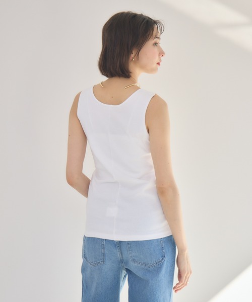 タンクトップ ノースリーブ 「KATHARINE ROSS」「Made in Japan」ファッションアドバイザー監修！サラリストスクエアタンクトップ KATHARINE ROSS（キャサリンロス）の「【KATHARINE ROSS】【Made