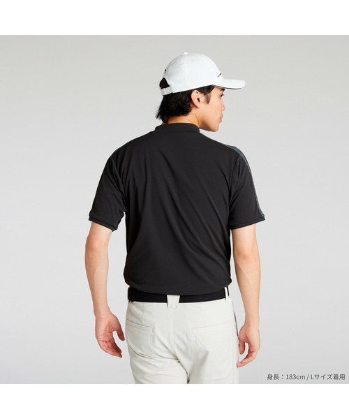 PUMA(プーマ)の「PUMA プーマ メンズ ゴルフ PF テック ライン 3D モックネック 半袖 シャツ(Tシャツ/カットソー・メンズ・ホワイト系その他/ブラック/ライトブルー・LARGE/MEDIUM/XX-LARGE/SMALL/X-LARGE)」の8枚目の写真