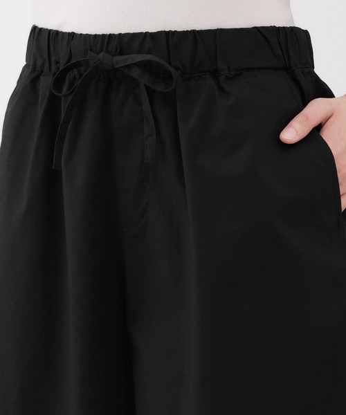 無印良品（ムジルシリョウヒン）の「婦人　洗いざらし　ブロードショートパンツ（その他パンツ・レディース・ブラック/ライトピンク/カーキ/ダークネイビー/キャメル/ベージュ・M/S/XL/L）」の10枚目の写真