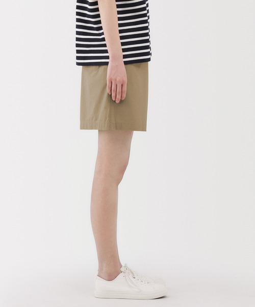 無印良品（ムジルシリョウヒン）の「婦人　洗いざらし　ブロードショートパンツ（その他パンツ・レディース・ブラック/ライトピンク/カーキ/ダークネイビー/キャメル/ベージュ・M/S/XL/L）」の15枚目の写真