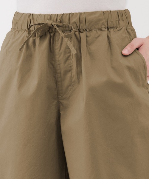無印良品（ムジルシリョウヒン）の「婦人　洗いざらし　ブロードショートパンツ（その他パンツ・レディース・ブラック/ライトピンク/カーキ/ダークネイビー/キャメル/ベージュ・M/S/XL/L）」の17枚目の写真