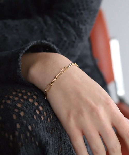 TEN.（テン）の「18KGP レクトチェーンブレスレット（ブレスレット・レディース・ゴールド・FREE）」の8枚目の写真