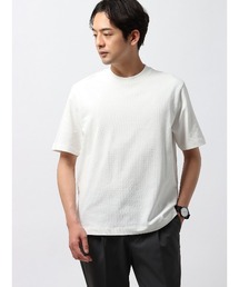 オフィT Tシャツ 半袖 ウォッシャブル プレーティング鹿の子