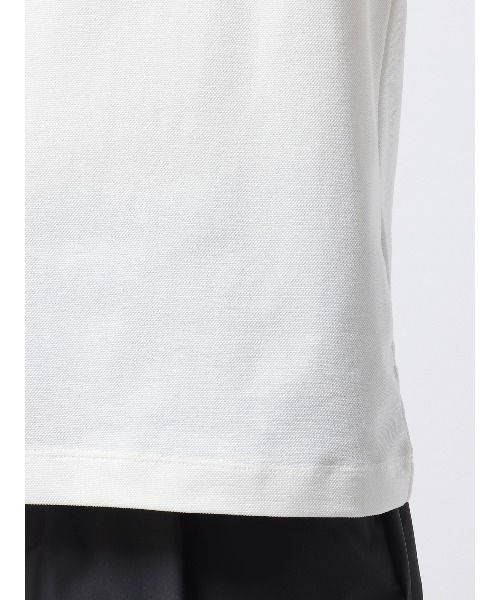 SUIT SQUARE（スーツスクエア）の「オフィT Tシャツ 半袖 ウォッシャブル プレーティング鹿の子（Tシャツ/カットソー・メンズ・ホワイト系/ブラック系/グレー系/ブルー系・LL/3L/S/M/L）」の10枚目の写真