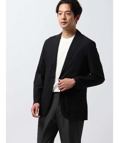 SUIT SQUARE（スーツスクエア）の「オフィT Tシャツ 半袖 ウォッシャブル プレーティング鹿の子（Tシャツ/カットソー・メンズ・ホワイト系/ブラック系/グレー系/ブルー系・LL/3L/S/M/L）」の13枚目の写真