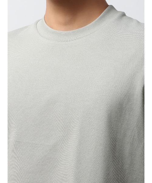 SUIT SQUARE（スーツスクエア）の「オフィT Tシャツ 半袖 ウォッシャブル プレーティング鹿の子（Tシャツ/カットソー・メンズ・ホワイト系/ブラック系/グレー系/ブルー系・LL/3L/S/M/L）」の18枚目の写真