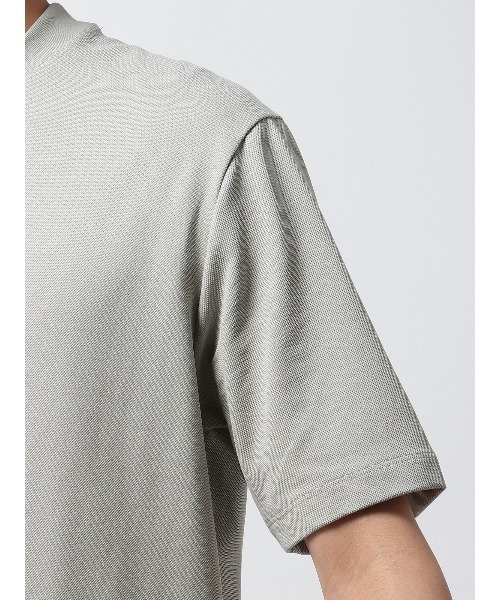 SUIT SQUARE（スーツスクエア）の「オフィT Tシャツ 半袖 ウォッシャブル プレーティング鹿の子（Tシャツ/カットソー・メンズ・ホワイト系/ブラック系/グレー系/ブルー系・LL/3L/S/M/L）」の19枚目の写真