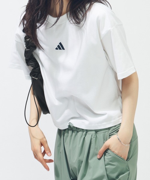 セール】アディダス adidas W LUX CA クロップドTシャツ AP（T