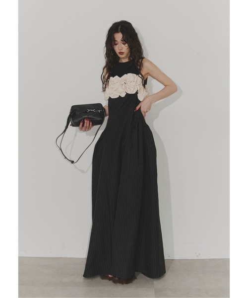 ワンピース Chris TROIS. Flower gather dress Flower gather dress（ワンピース）｜Chris TROIS.（クリス