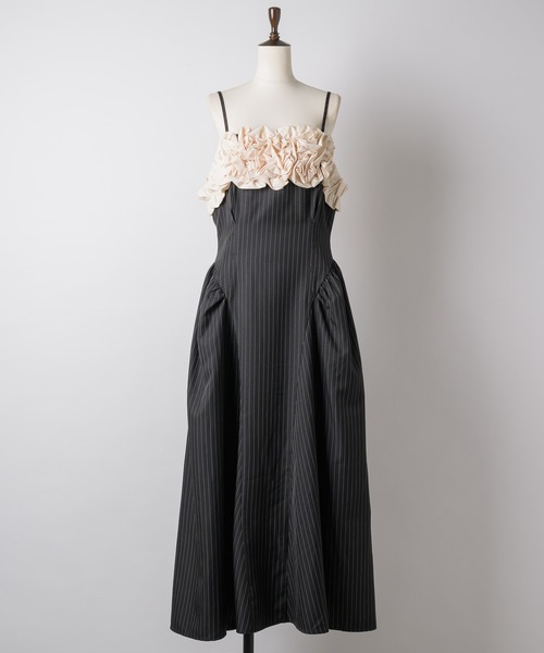 ワンピース Chris TROIS. Flower gather dress Flower gather dress（ワンピース）｜Chris TROIS.（クリス