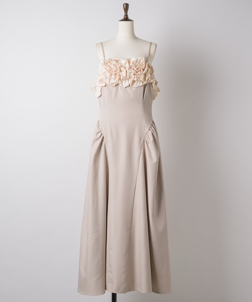 ワンピース Chris TROIS. Flower gather dress Flower gather dress（ワンピース）｜Chris TROIS.（クリス