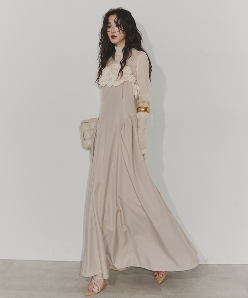 Flower gather dress（ワンピース）｜Chris TROIS.（クリス