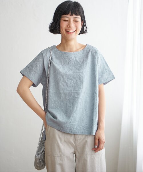 ペイズリー刺繍ブラウス（シャツ/ブラウス）｜LBC（エルビーシー
