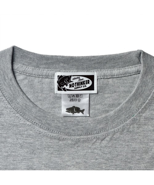 NOTHINKER(ノーシンカー)の「MONSTER OF DEATH RIVER Long T-shirt(Tシャツ/カットソー・メンズ・オリーブ/ヘザーグレー・X-LARGE/LARGE/MEDIUM/SMALL/XX-LARGE)」の4枚目の写真