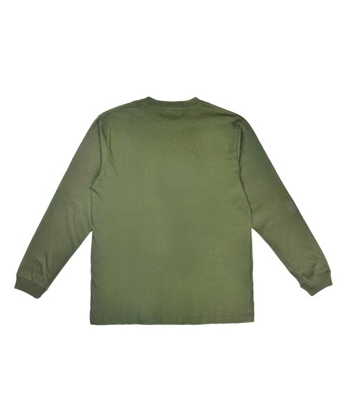 NOTHINKER(ノーシンカー)の「MONSTER OF DEATH RIVER Long T-shirt(Tシャツ/カットソー・メンズ・オリーブ/ヘザーグレー・X-LARGE/LARGE/MEDIUM/SMALL/XX-LARGE)」の7枚目の写真