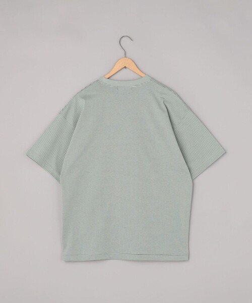 RONEL(ロネル)の「【RONEL】ミジンボーダーT(Tシャツ/カットソー・メンズ・ブラック/ライム/ホワイト・XL/L/S/M)」の13枚目の写真