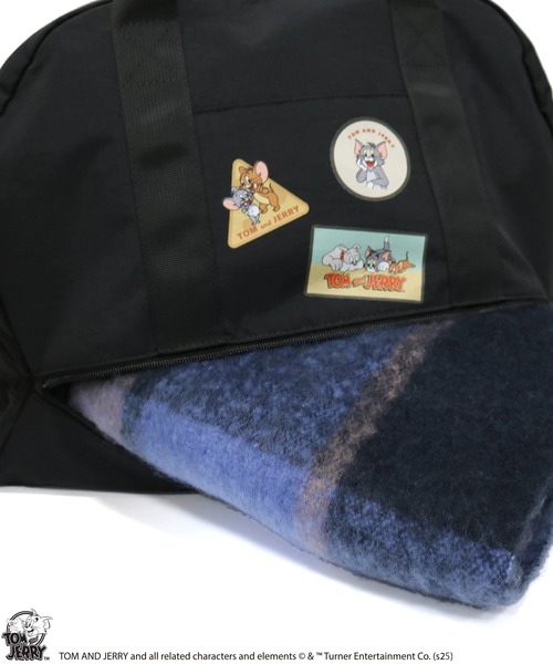 Tom&Jerry(トムアンドジェリー)の「【公式】TOM and JERRY トラベルセパレートボストン(ボストンバッグ・レディース・ブラック/ベージュ・FREE)」の3枚目の写真