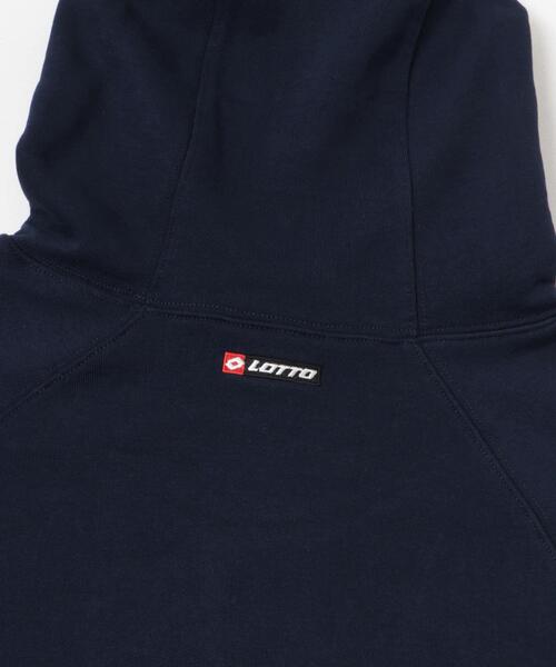LOTTO（ロット）の「LOTTO　WINDMILL LOGO HOODIE（パーカー・メンズ・グレー/ブラック/ネイビー・MEDIUM/LARGE/X-LARGE）」の12枚目の写真