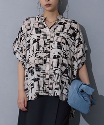 NICOLE white | 袖タックブラウス(シャツ/ブラウス)