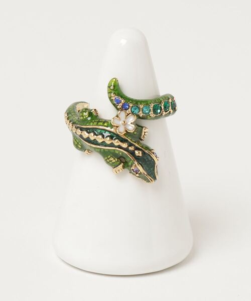 ワニモチーフ リング（リング）｜ANNA SUI（アナスイ）の