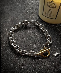 1004ST（イチマルマルヨンエスティー）の「【1004ST】シルバー チェーン ビーズ ブレスレット(MA)（ブレスレット）」