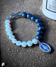 1004ST（イチマルマルヨンエスティー）の「【1004ST】シルバー チェーン ビーズ ブレスレット(MA)（ブレスレット）」