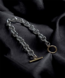 1004ST（イチマルマルヨンエスティー）の「【1004ST】シルバー チェーン ビーズ ブレスレット(MA)（ブレスレット）」