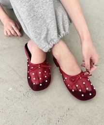 サンダル（レッド/赤色系・リボン）ファッション通販 - ZOZOTOWN