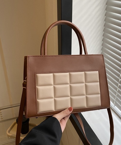 shoppinggo(ショッピングゴー)の「ショルダーバッグ レディース肩掛け(ショルダーバッグ・レディース・キャメル/ベージュ/ブラウン/ホワイト/ブラック・FREE)」の1枚目の写真