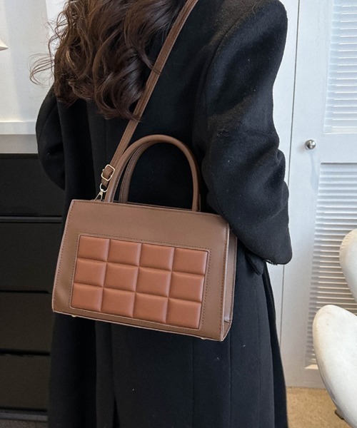 shoppinggo(ショッピングゴー)の「ショルダーバッグ レディース肩掛け(ショルダーバッグ・レディース・キャメル/ベージュ/ブラウン/ホワイト/ブラック・FREE)」の8枚目の写真