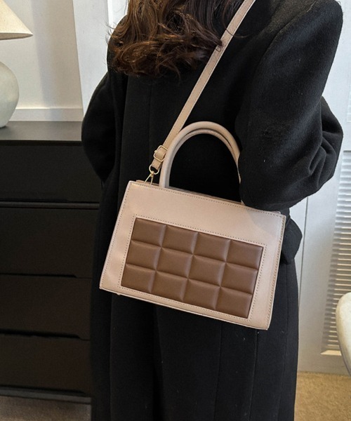shoppinggo(ショッピングゴー)の「ショルダーバッグ レディース肩掛け(ショルダーバッグ・レディース・キャメル/ベージュ/ブラウン/ホワイト/ブラック・FREE)」の11枚目の写真
