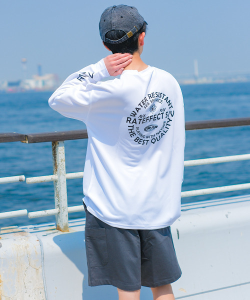 RAT EFFECT（ラットエフェクト）の「【吸水速乾/UVカット】ロングTシャツ 水陸両用 ラッシュガード（Tシャツ/カットソー・キッズ・B/H/G/E/F/D/C/A・130/140/160/150/170）」の21枚目の写真
