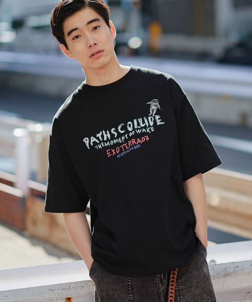 nicoページ Man セール】スペースグラフィックTシャツ（Tシャツ/カットソー
