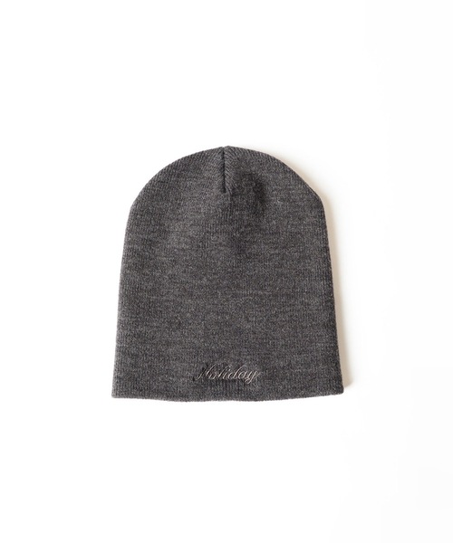 HOLIDAY（ホリデイ）の「BEANIE (Holiday) ビーニー (ホリデイ)（ニットキャップ/ビーニー・レディース・ブルー/グレー/ピンク/ブラック・ONE SIZE）」の3枚目の写真