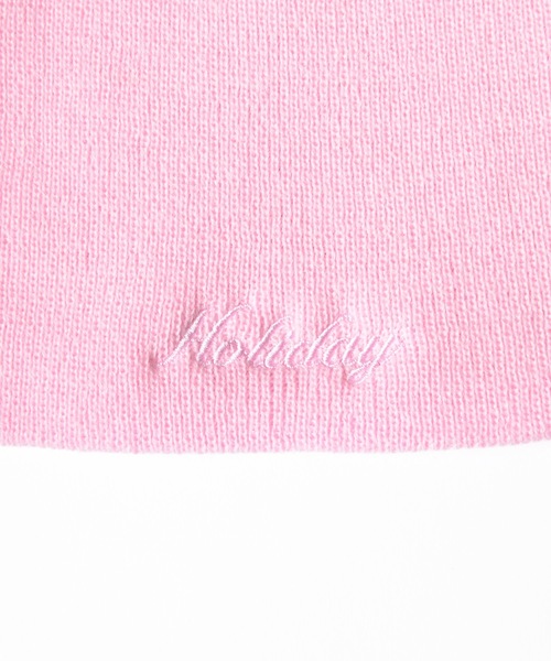 HOLIDAY（ホリデイ）の「BEANIE (Holiday) ビーニー (ホリデイ)（ニットキャップ/ビーニー・レディース・ブルー/グレー/ピンク/ブラック・ONE SIZE）」の12枚目の写真