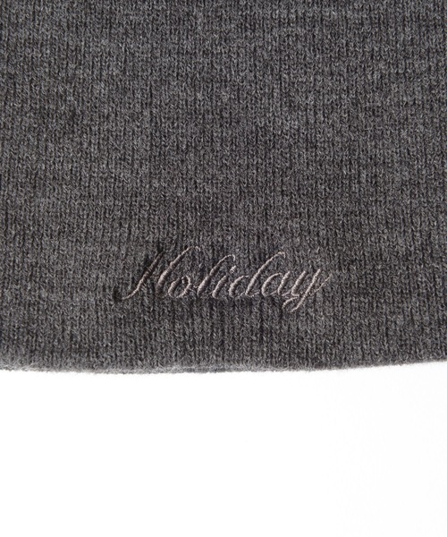 HOLIDAY（ホリデイ）の「BEANIE (Holiday) ビーニー (ホリデイ)（ニットキャップ/ビーニー・レディース・ブルー/グレー/ピンク/ブラック・ONE SIZE）」の10枚目の写真