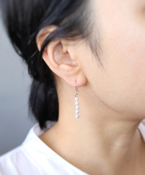 CERCA(チェルカ)の「KAM.accessory/サージカルステンレス316L/金属アレルギー対応/5連パールピアス(ピアス(両耳用)・レディース・ゴールド系1/ゴールド系2/シルバー系2/シルバー系1・FREE)」の18枚目の写真